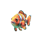 bad bass 3 reels clown fish symbol icon
