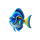 bad bass 3 reels fish symbol icon