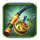 bait n bank fishing rod symbol icon