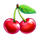 banana twist cherry symbol icon