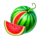 banana twist watermelon symbol icon
