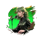band girl green keyboard symbol icon
