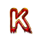 band girl k symbol icon