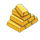 bank maker gold bars symbol icon
