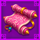 baozang the legend of 3 coins pink scroll symbol icon