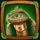 barbarian gold snake symbol icon