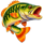 bass hunter big fish symbol icon