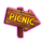 bear crazy picnic symbol icon