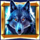 bear paw legend plus wolf symbol icon