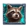 beasts of fire inferno racoon symbol icon