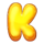 bee keeper k symbol icon