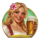 beer mania beer woman symbol icon