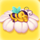 beez kneez flower symbol icon
