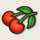 bells on fire cherry symbol icon
