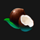 bennys the biggest game coconut symbol icon