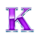bet it on the glitz re flash k symbol icon