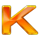 better wilds orange k symbol icon