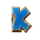 beware the shark k symbol icon