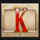 big 500 slot k symbol icon