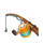 big bass bonanza hold and spinner fishrod symbol icon