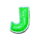 big bass christmas frozen lake letter j symbol icon
