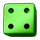 big bass dice 4 green symbol icon