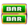 big cash joker hold and win bar symbol icon