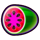 big cash joker hold and win watermelon slice symbol icon
