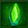 big cat gold ghreen gem symbol icon
