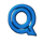 big cat gold q symbol icon