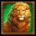 big cat links lion symbol icon