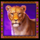 big cat links lioness symbol icon