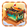 big catch xmas christmas fish chest symbol icon