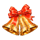 big catch xmas gold bells symbol icon