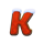 big catch xmas k symbol icon
