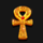big egyptian fortune cross symbol icon
