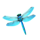 big fisherman fortune dragonfly symbol icon