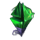 big game christmas green crystal symbol icon