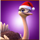 big game christmas santa ostrich symbol icon