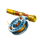 big game fishing golden catch wheel symbol icon