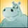 big game hippo symbol icon
