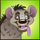 big game hyena symbol icon