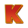 big heist k letter symbol icon