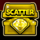 big max diamonds and wilds scatter symbol icon