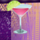 big night cocktail symbol icon