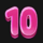 big piggy bank 10 symbol icon