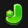 big piggy bank j symbol icon