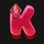 big piggy bank k symbol icon