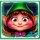 big santa elf symbol icon