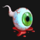 big scary fortune eye symbol icon